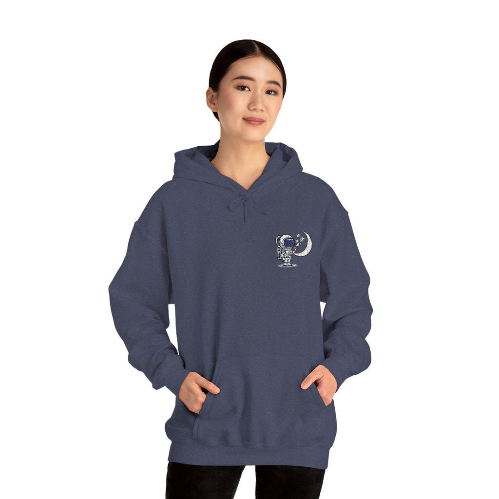 Skull Moon Hoodie — Gothic Night Sky Graphic Sweatshirt