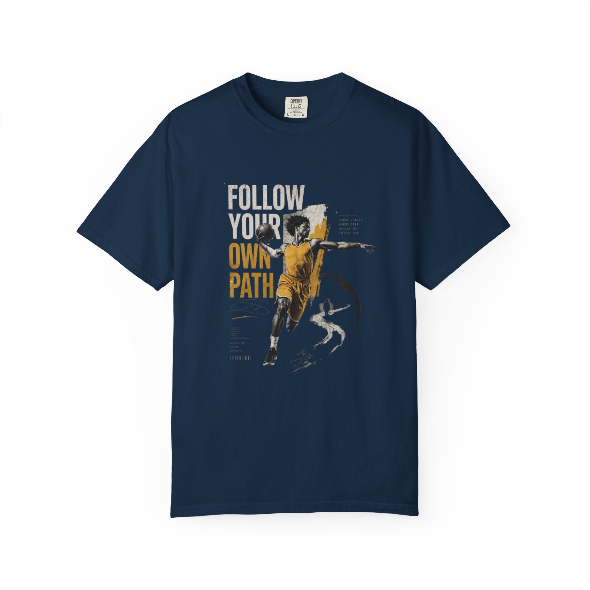 Follow Your Own Path T-Shirt — Inspirational Soccer Player Graphic Tee