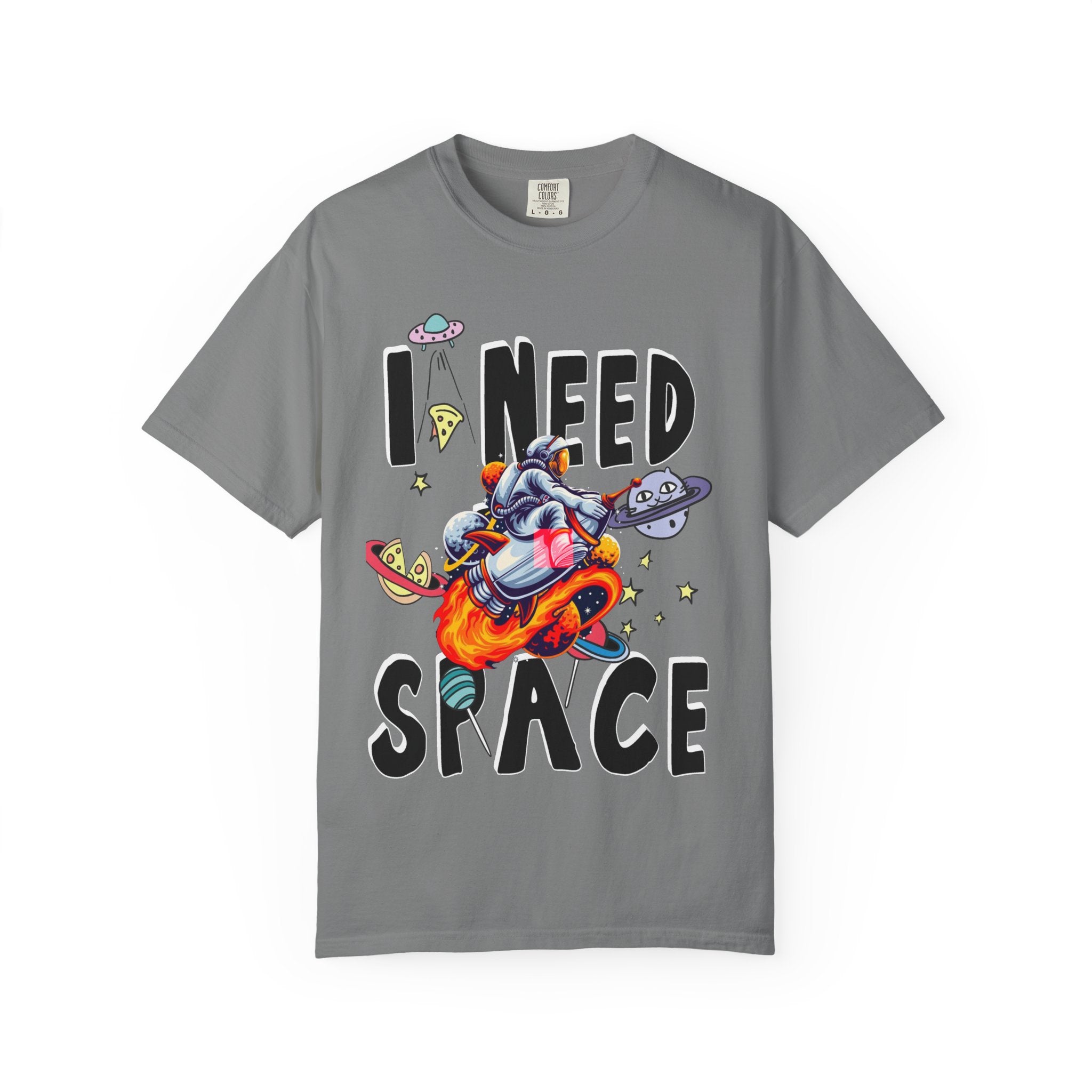 I Need Space T-Shirt — Funny Space Cartoon Astronaut Tee