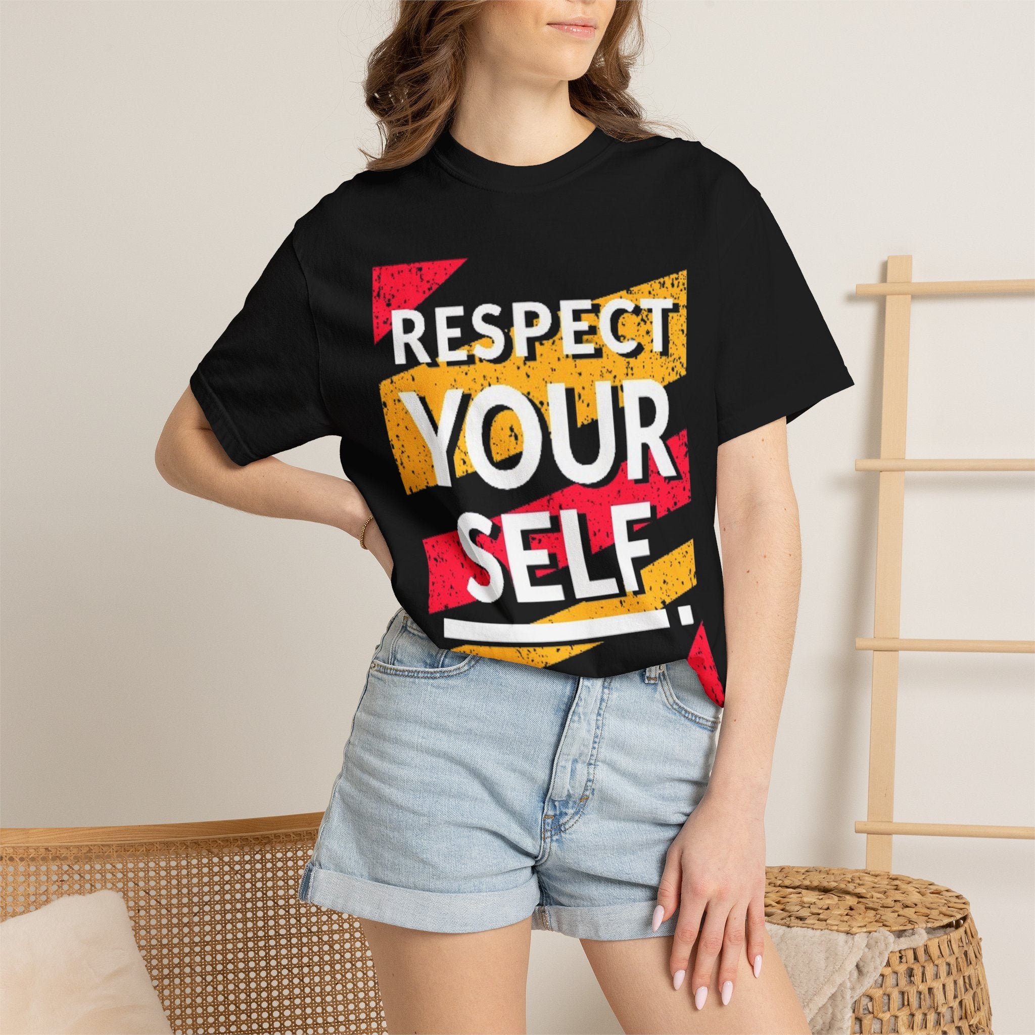Respect Your Self T-Shirt — Empowerment Graphic Tee for Self-Care & Mental Health