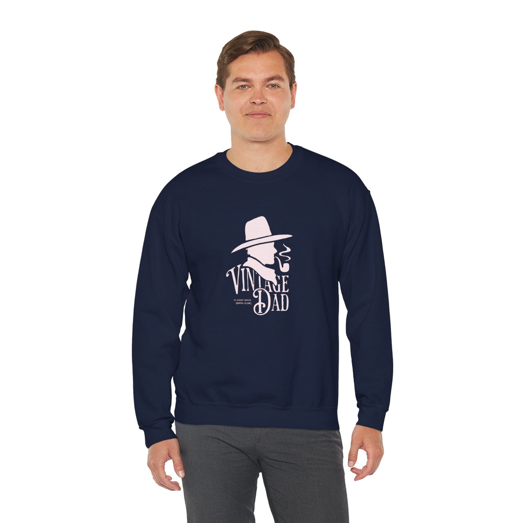 Crewneck Sweatshirt — Pink Cowboy Hat Graphic ‘Howdy’ Retro Western Pullover
