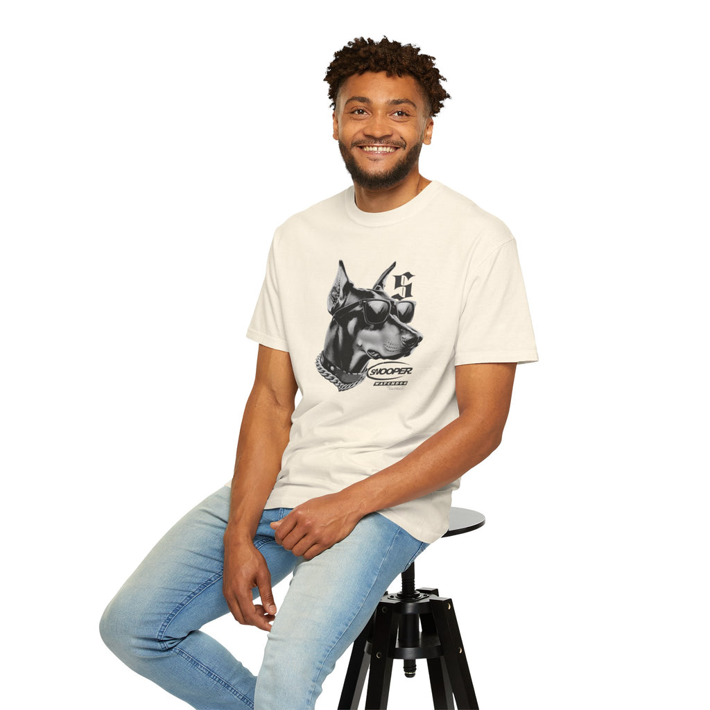 Doberman Sunglasses Graphic T-Shirt — "Snooper" Streetwear Tee