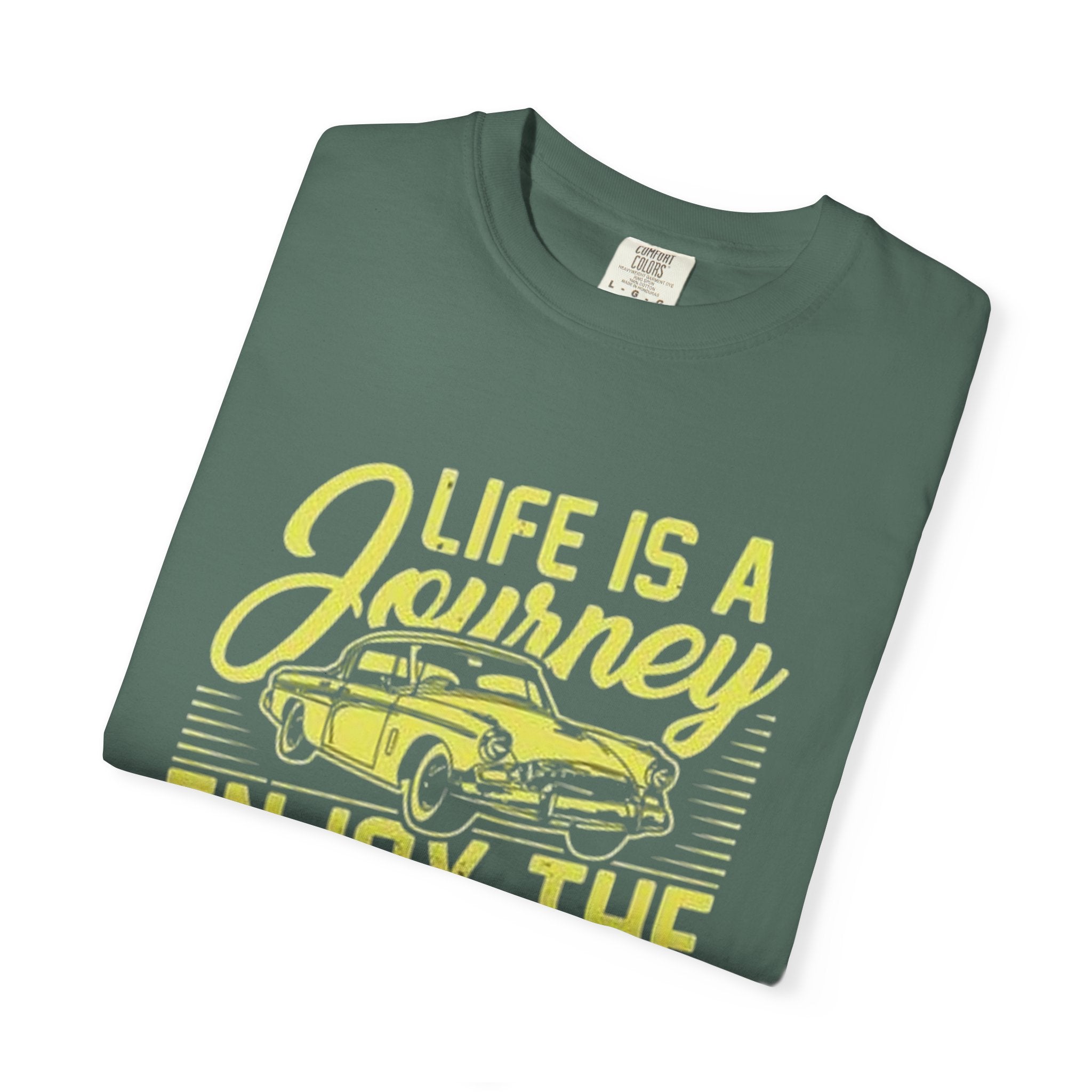 Enjoy The Ride T-Shirt — 'Life Is A Journey' Vintage Car Tee