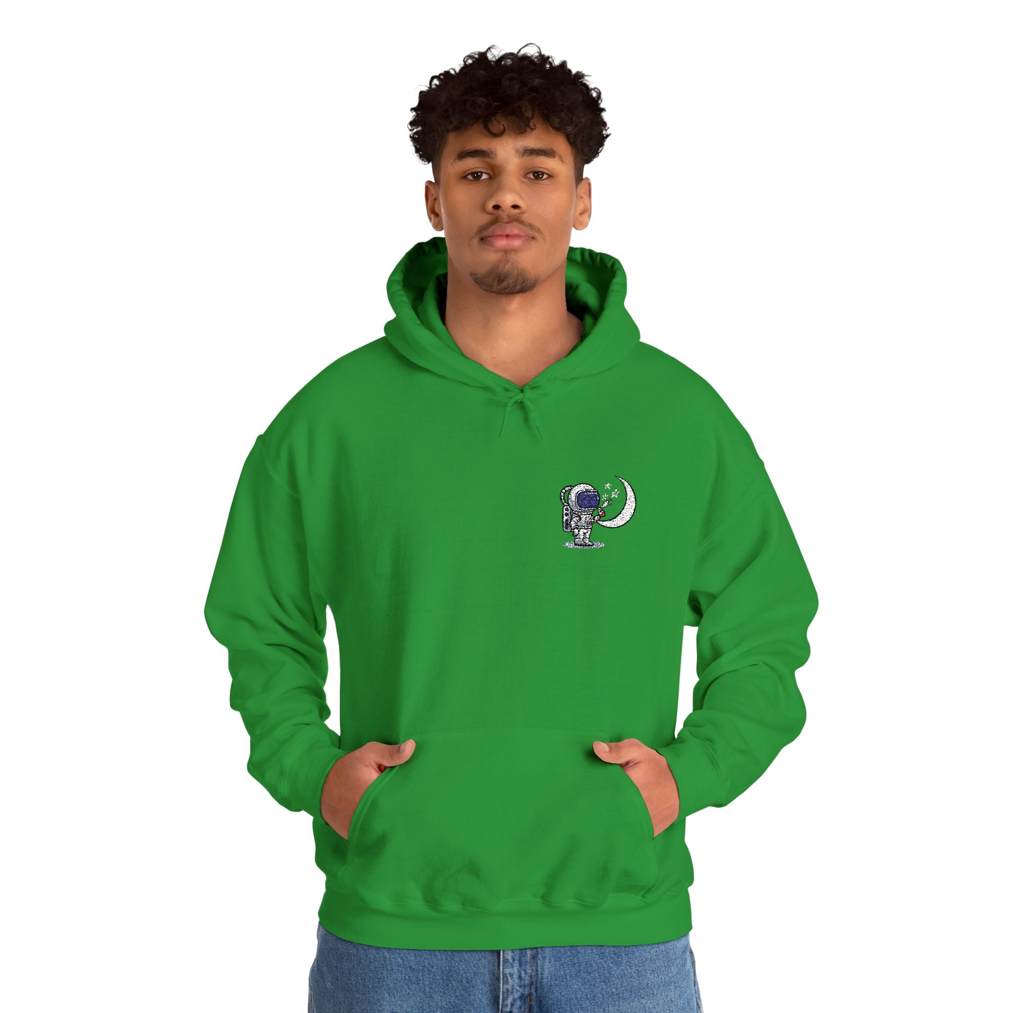 Skull Moon Hoodie — Gothic Night Sky Graphic Sweatshirt