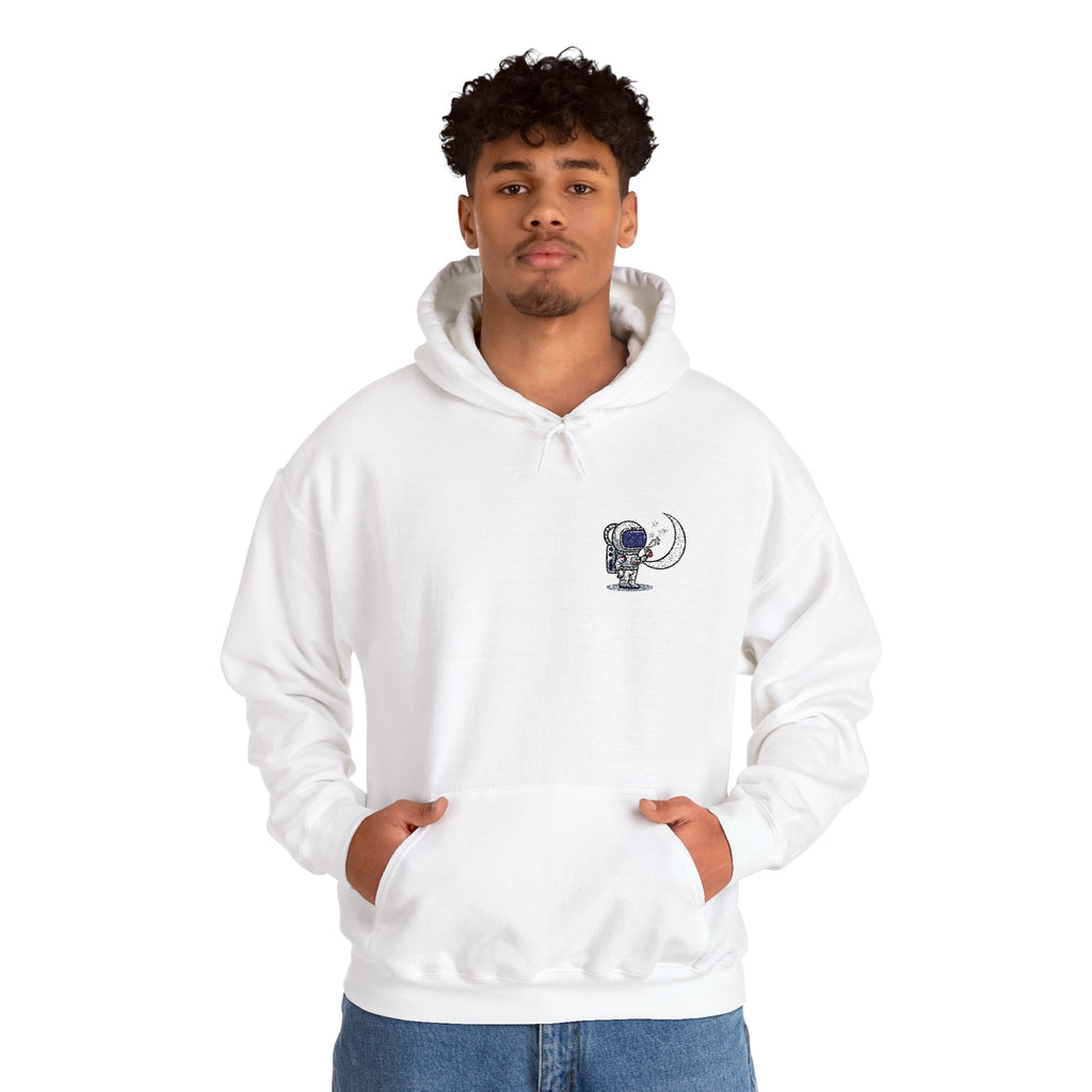 Skull Moon Hoodie — Gothic Night Sky Graphic Sweatshirt