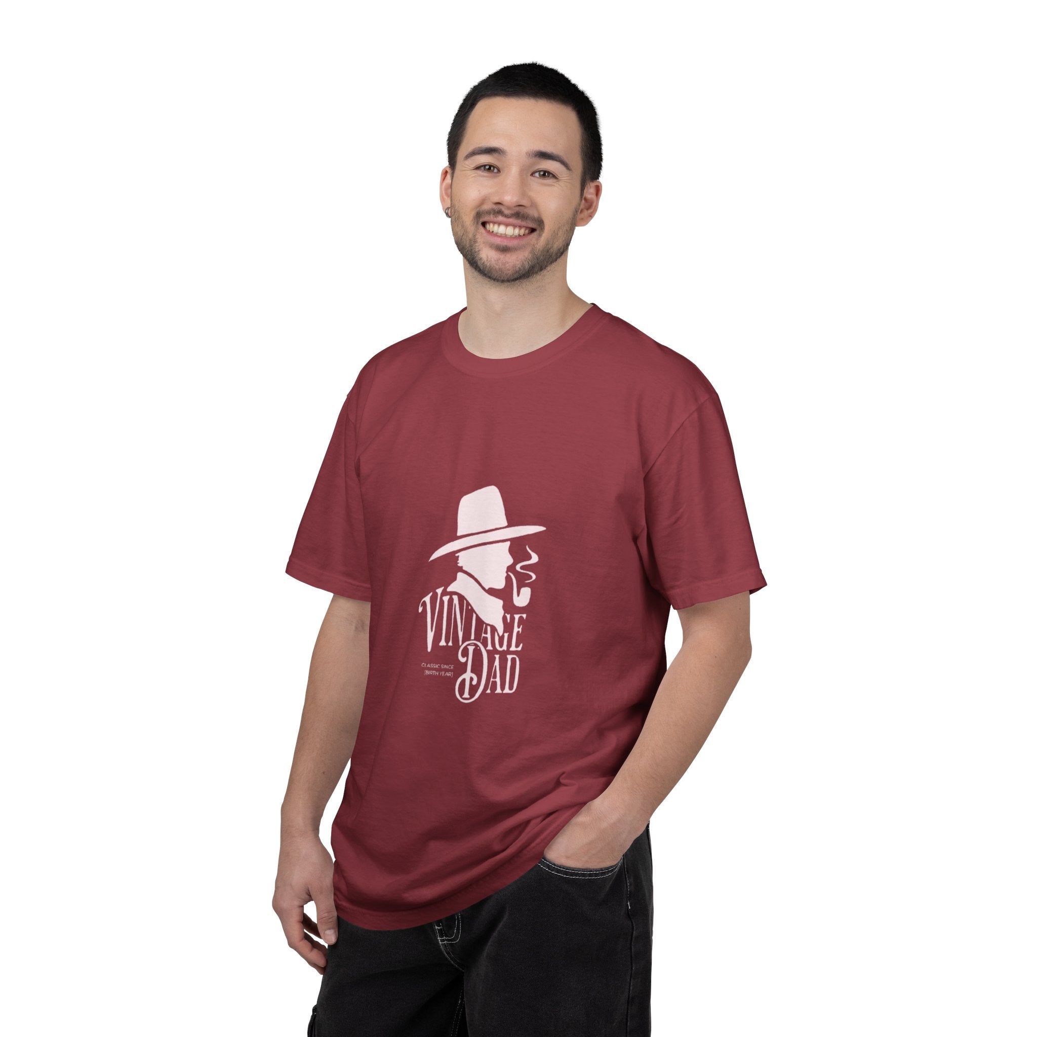 Vintage Dad graphic tee | Retro hat & pipe design