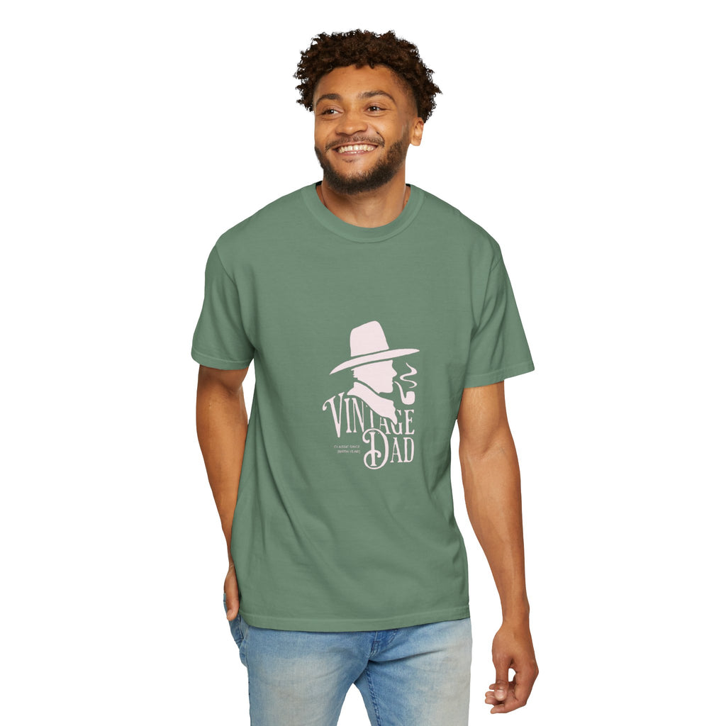 Vintage Dad graphic tee | Retro hat & pipe design
