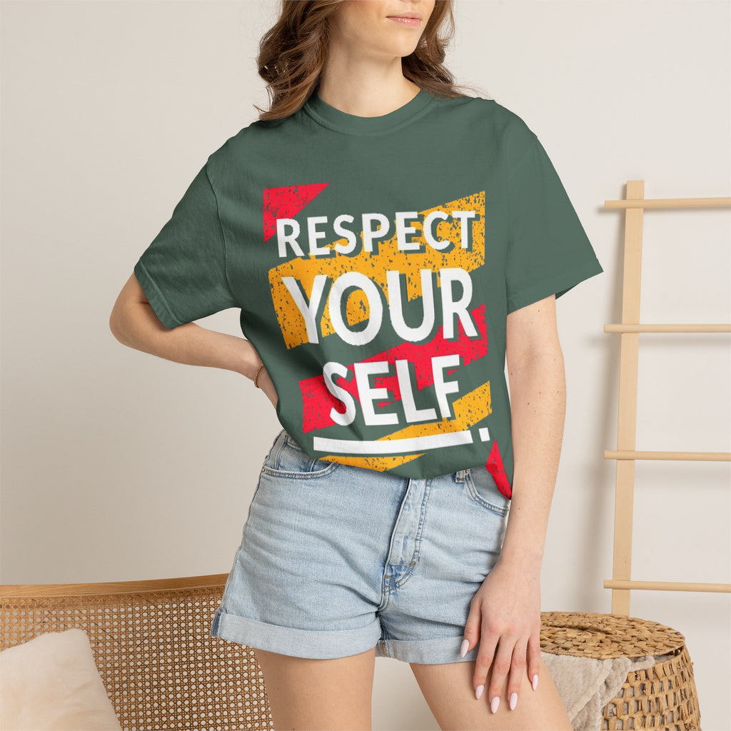Respect Your Self T-Shirt — Empowerment Graphic Tee for Self-Care & Mental Health