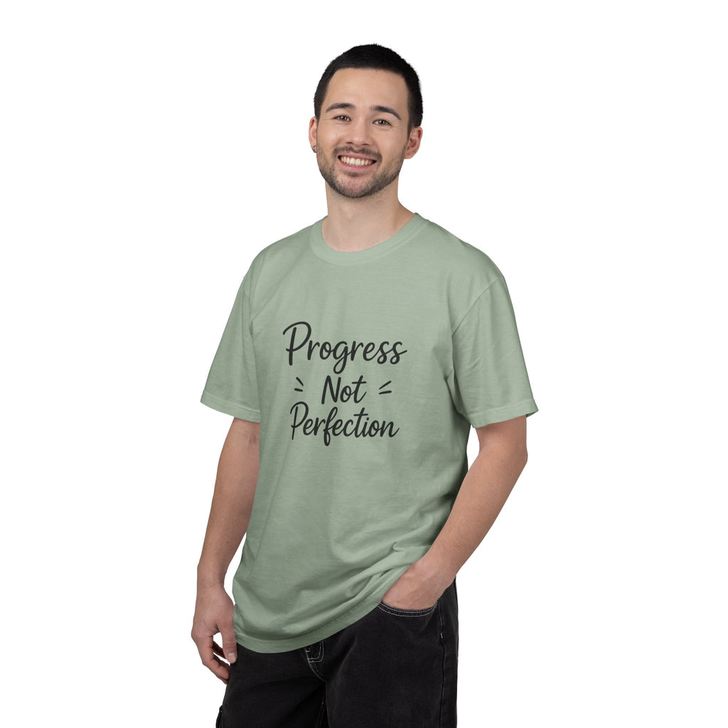 T-Shirt — "Progress Not Perfection" Inspirational Graphic Tee