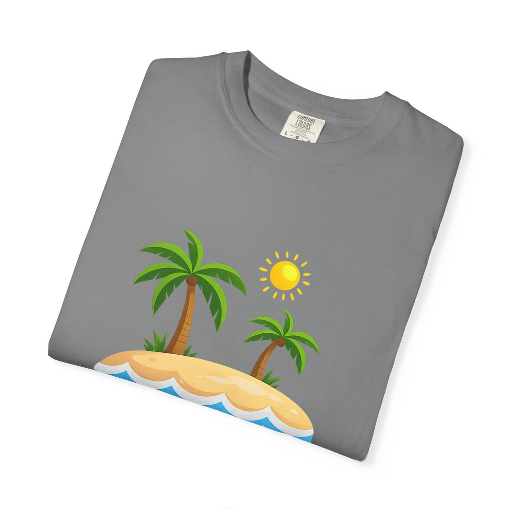 Island Paradise T-Shirt — Tropical Palm Tree Beach Graphic