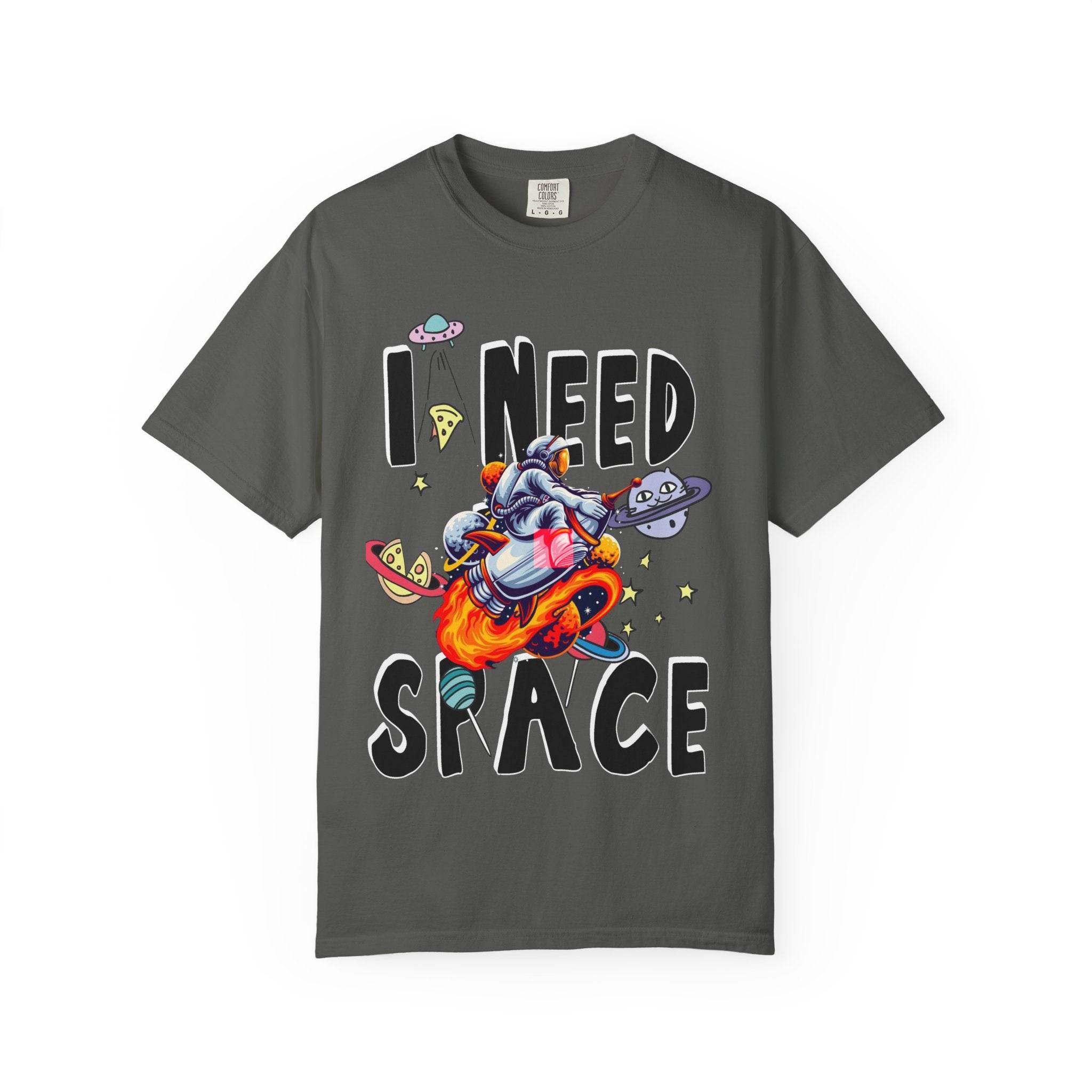 I Need Space T-Shirt — Funny Space Cartoon Astronaut Tee