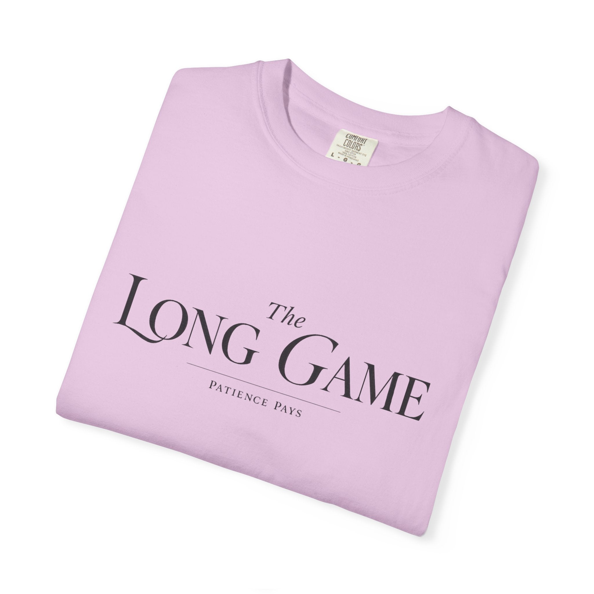 The Long Game T-Shirt — Minimalist Script Tee