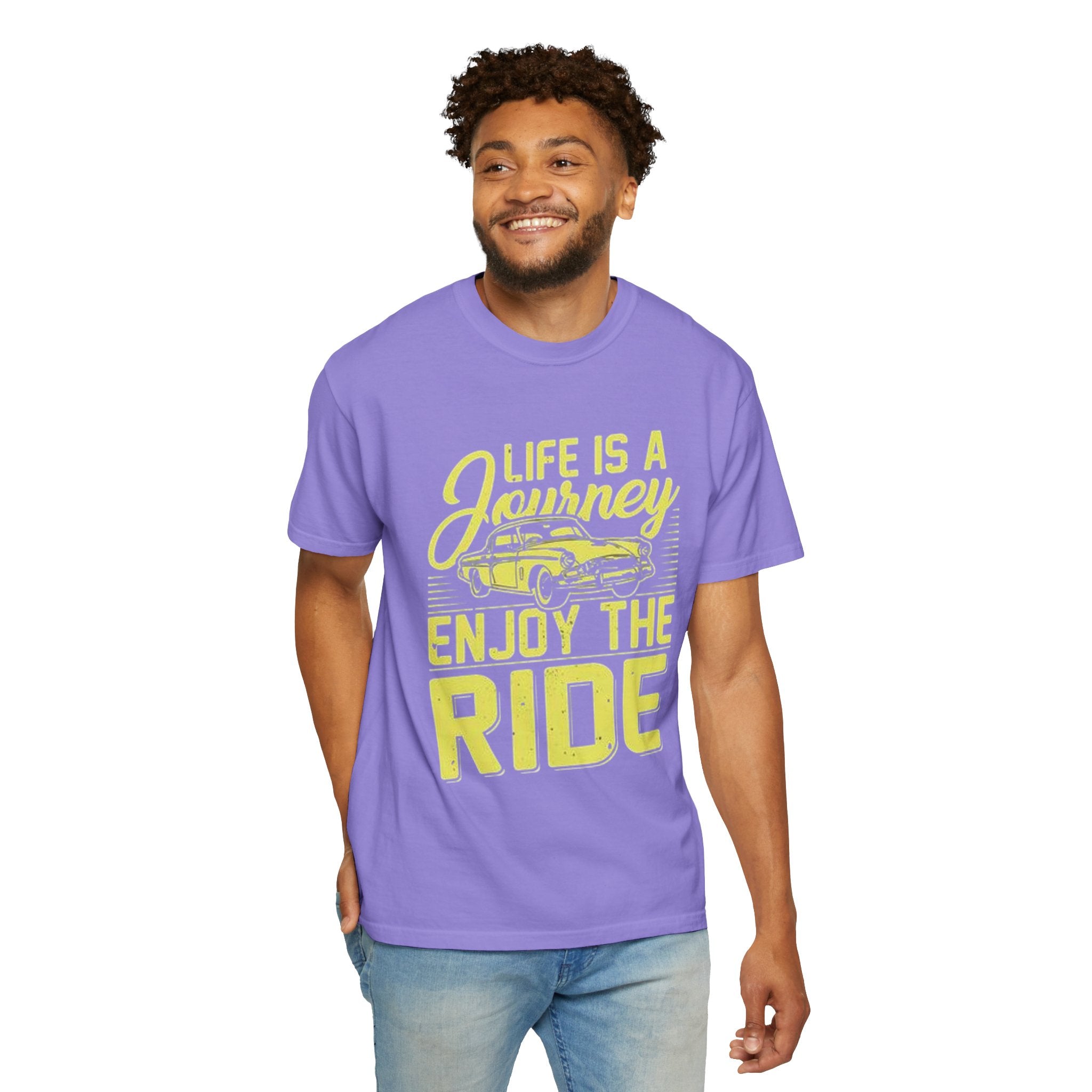 Enjoy The Ride T-Shirt — 'Life Is A Journey' Vintage Car Tee