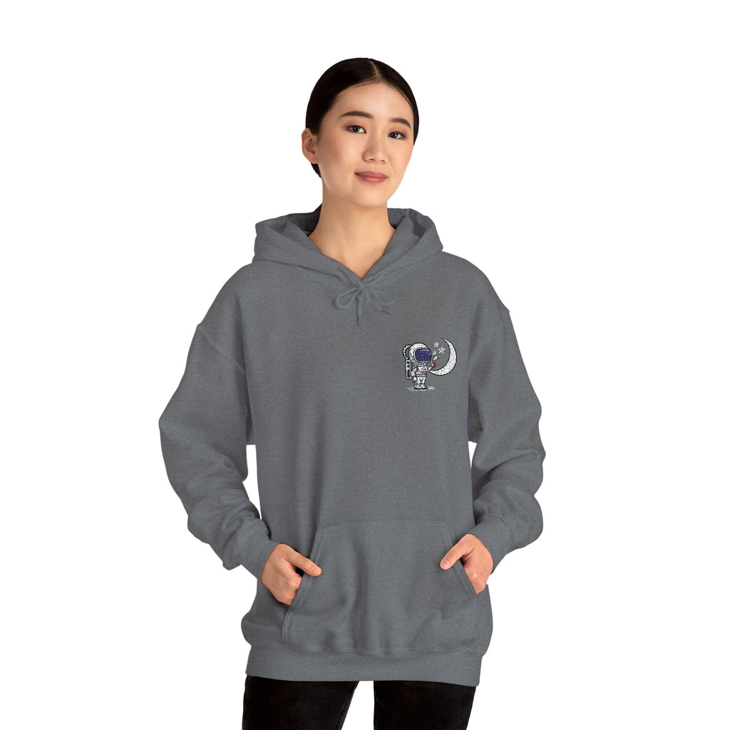 Skull Moon Hoodie — Gothic Night Sky Graphic Sweatshirt