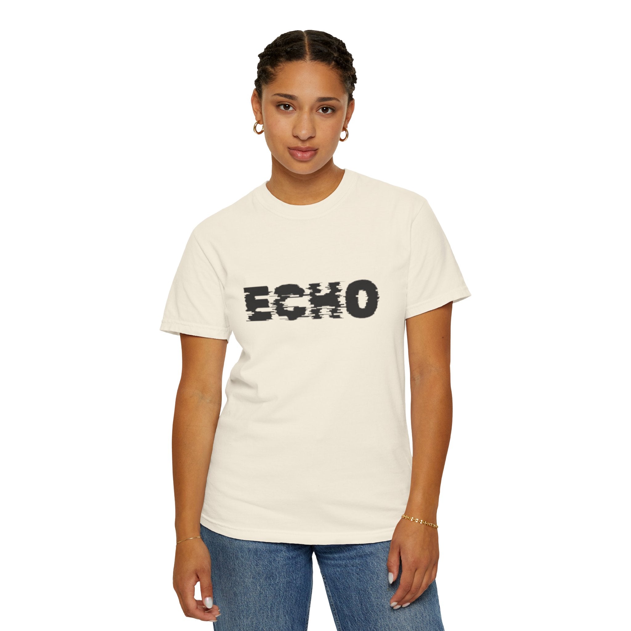 Echo Distorted Logo T-Shirt