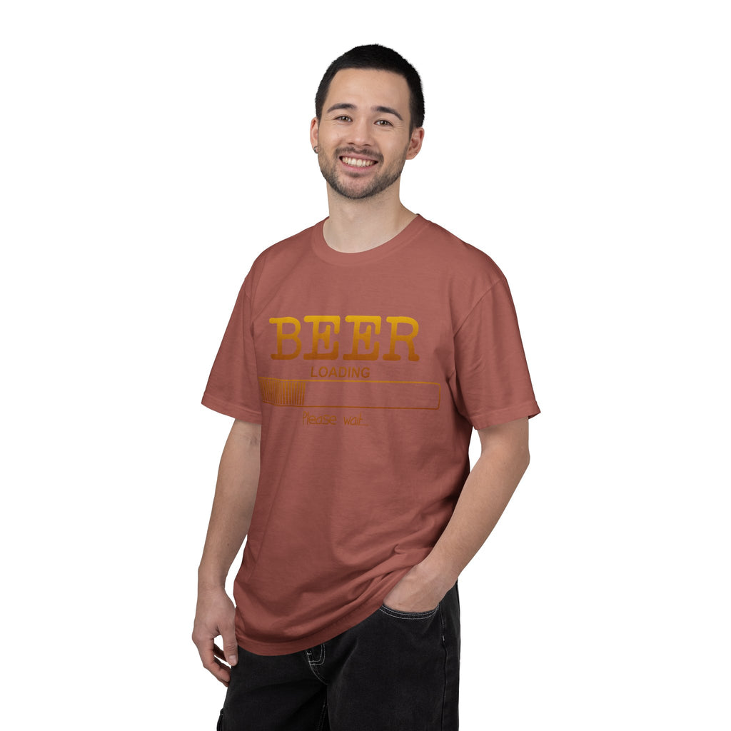 Beer Loading T‑Shirt — Funny 'Please Wait' Drinking Tee