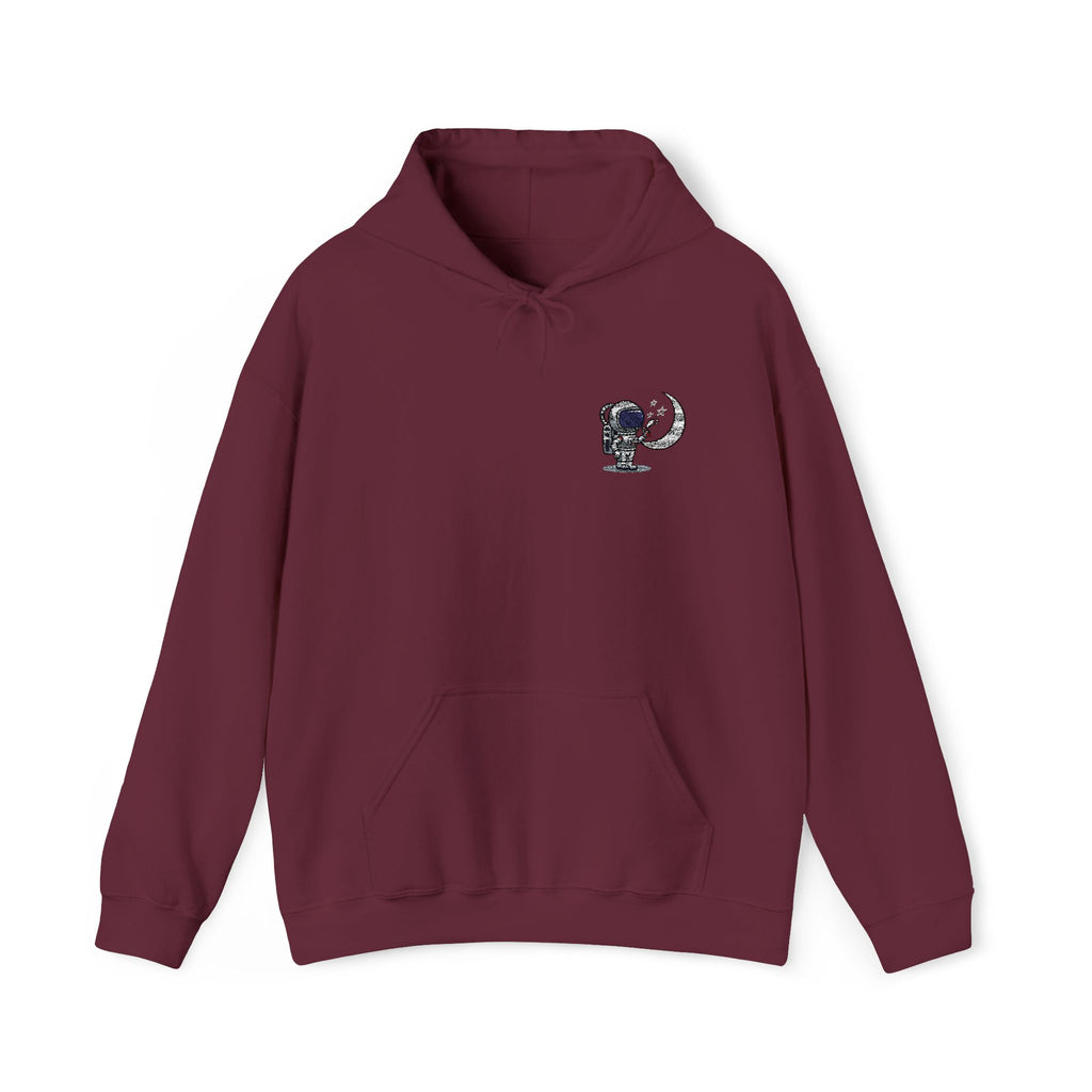 Skull Moon Hoodie — Gothic Night Sky Graphic Sweatshirt