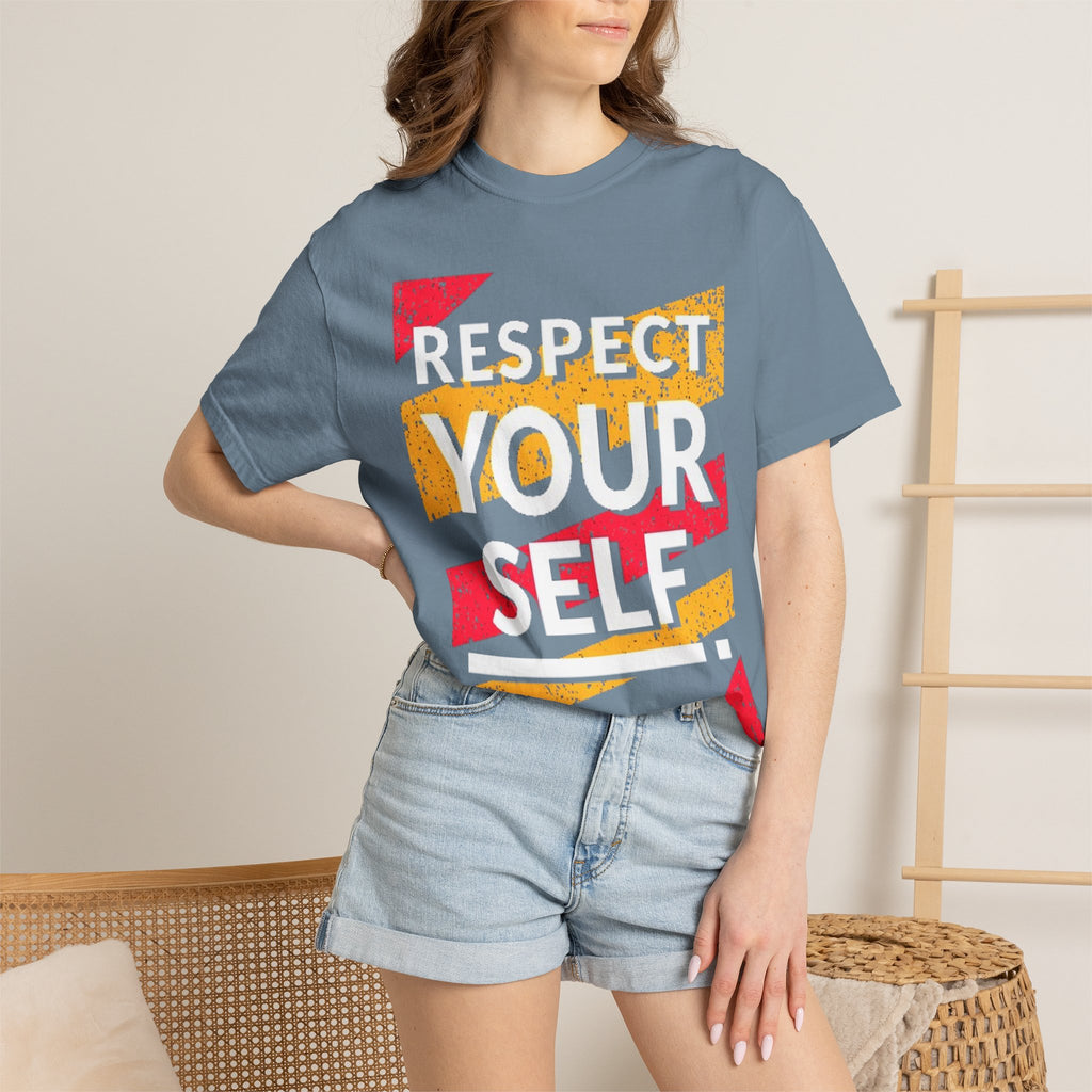 Respect Your Self T-Shirt — Empowerment Graphic Tee for Self-Care & Mental Health