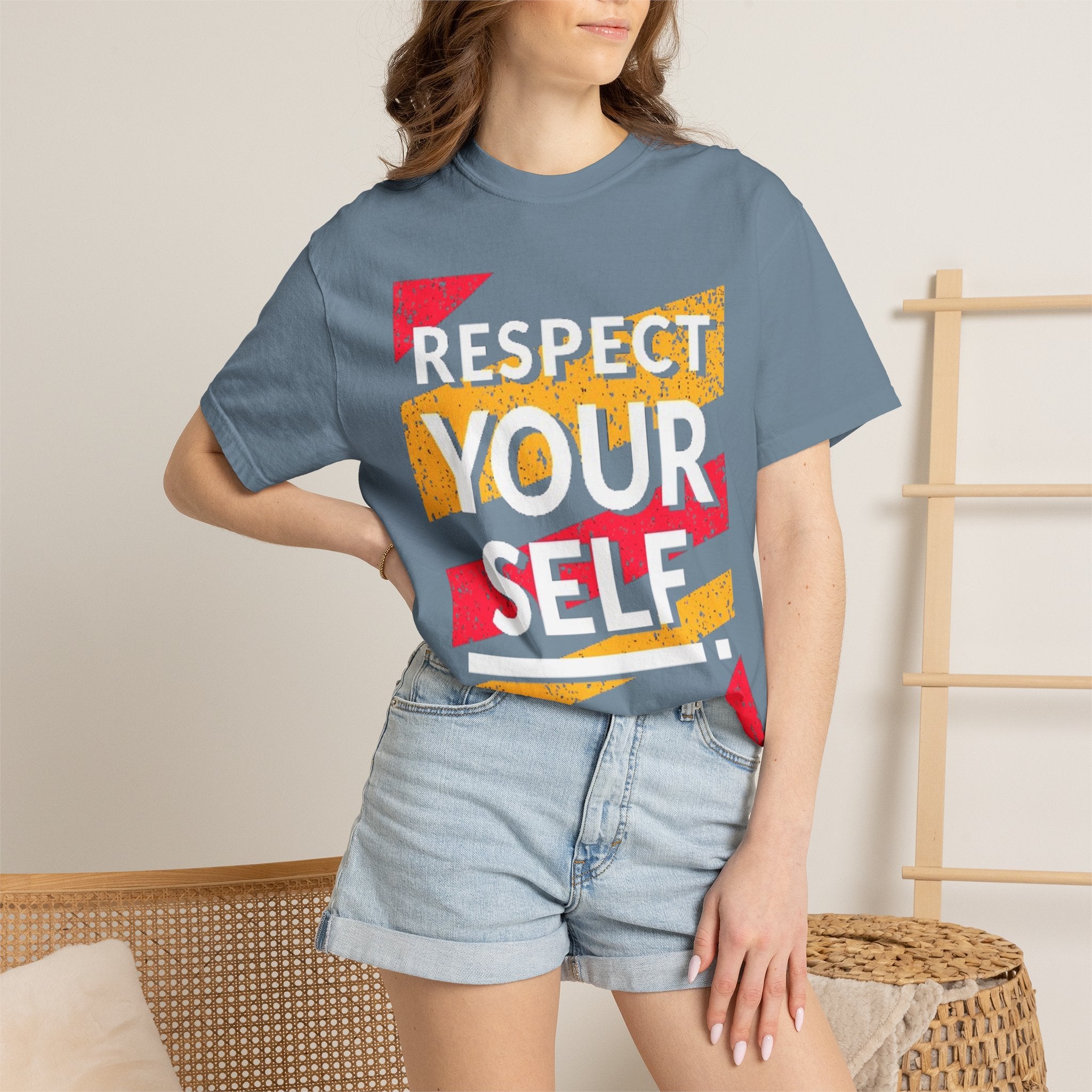 Respect Your Self T-Shirt — Empowerment Graphic Tee for Self-Care & Mental Health