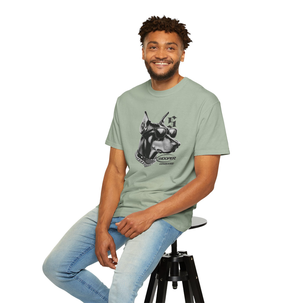Doberman Sunglasses Graphic T-Shirt — "Snooper" Streetwear Tee