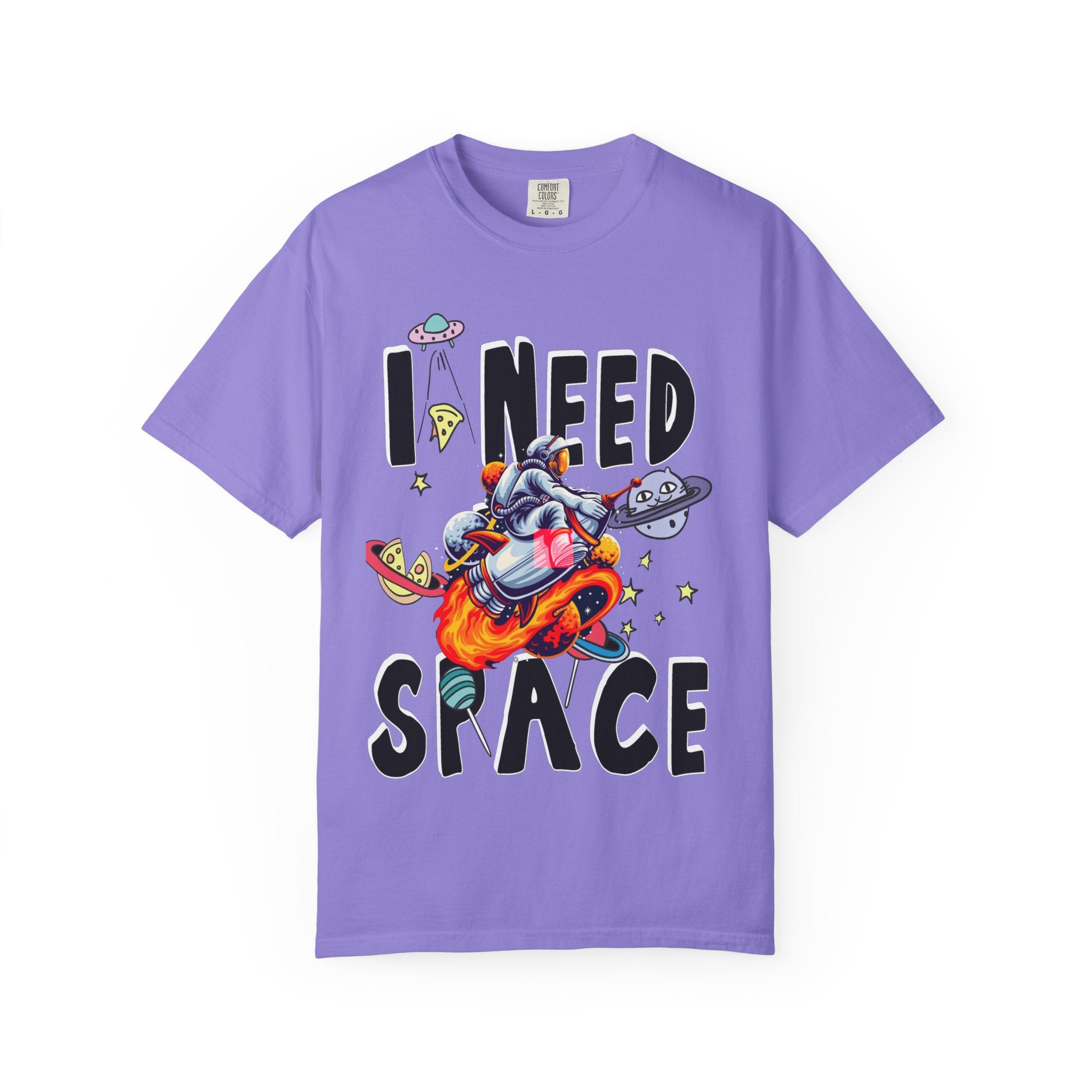 I Need Space T-Shirt — Funny Space Cartoon Astronaut Tee