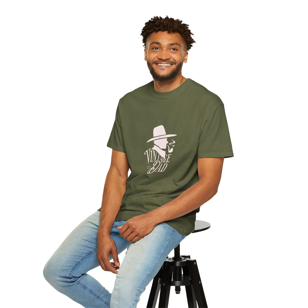 Vintage Dad graphic tee | Retro hat & pipe design