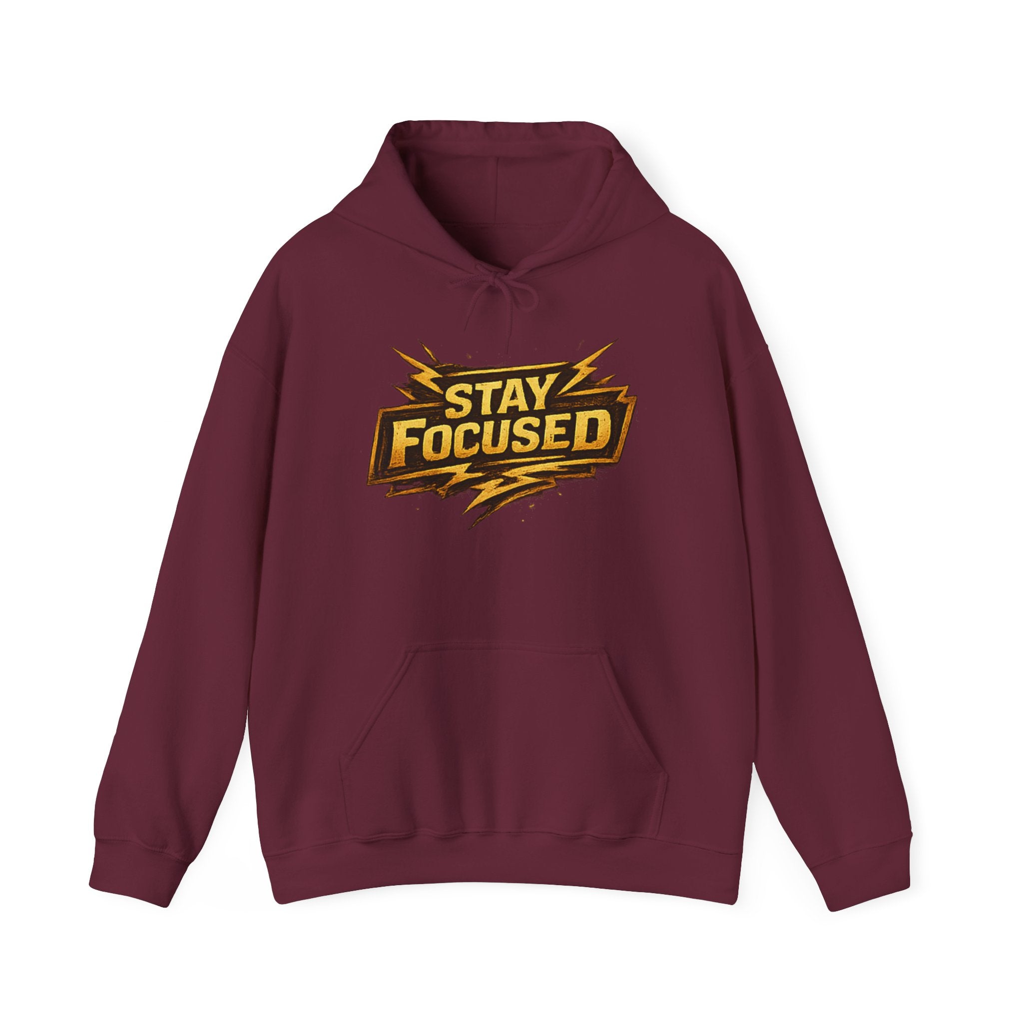 Stay Focused Hoodie — Motivational Graphic Pullover