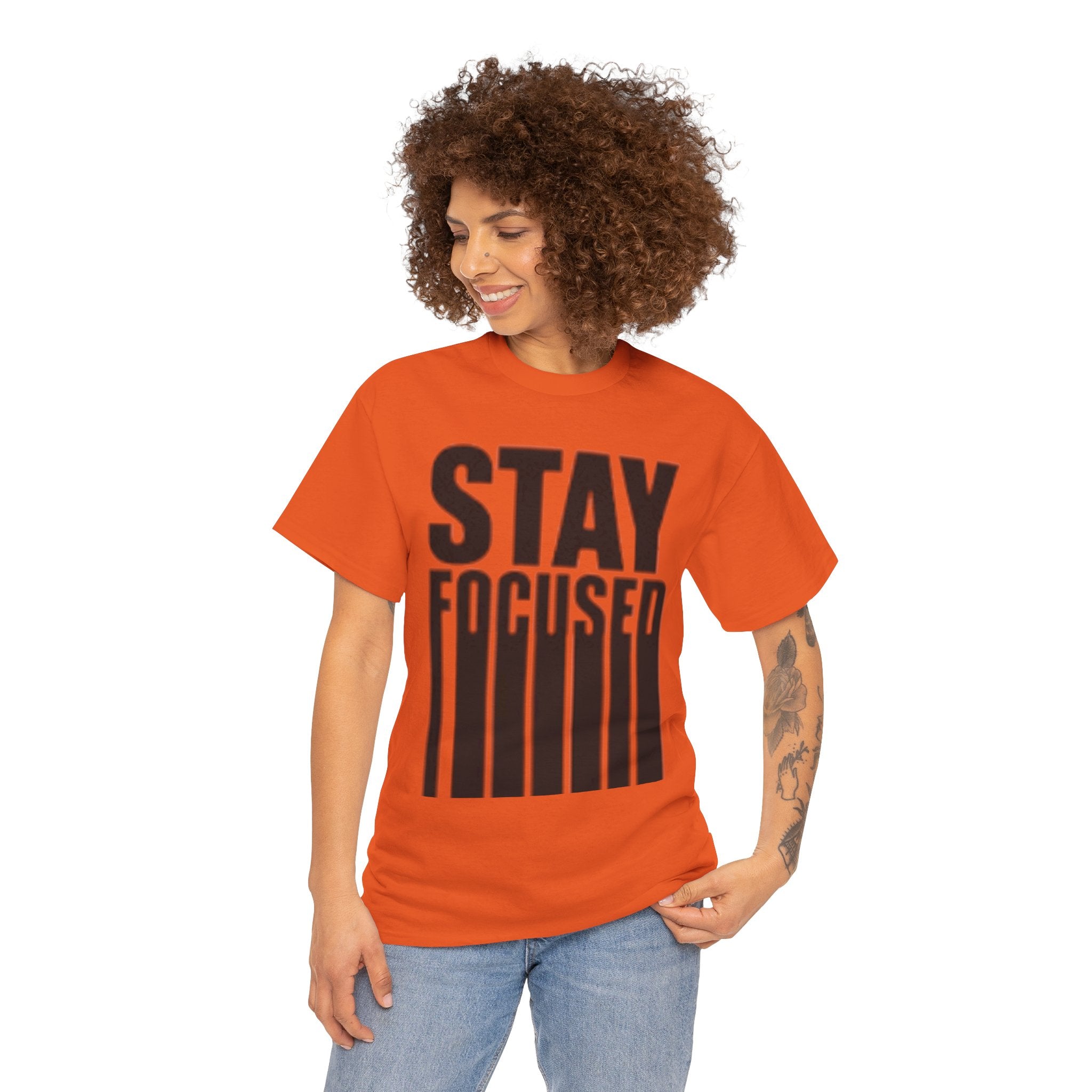 Stay Focused Tee — Motivational Graphic T‑Shirt