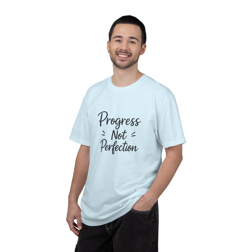 T-Shirt — "Progress Not Perfection" Inspirational Graphic Tee