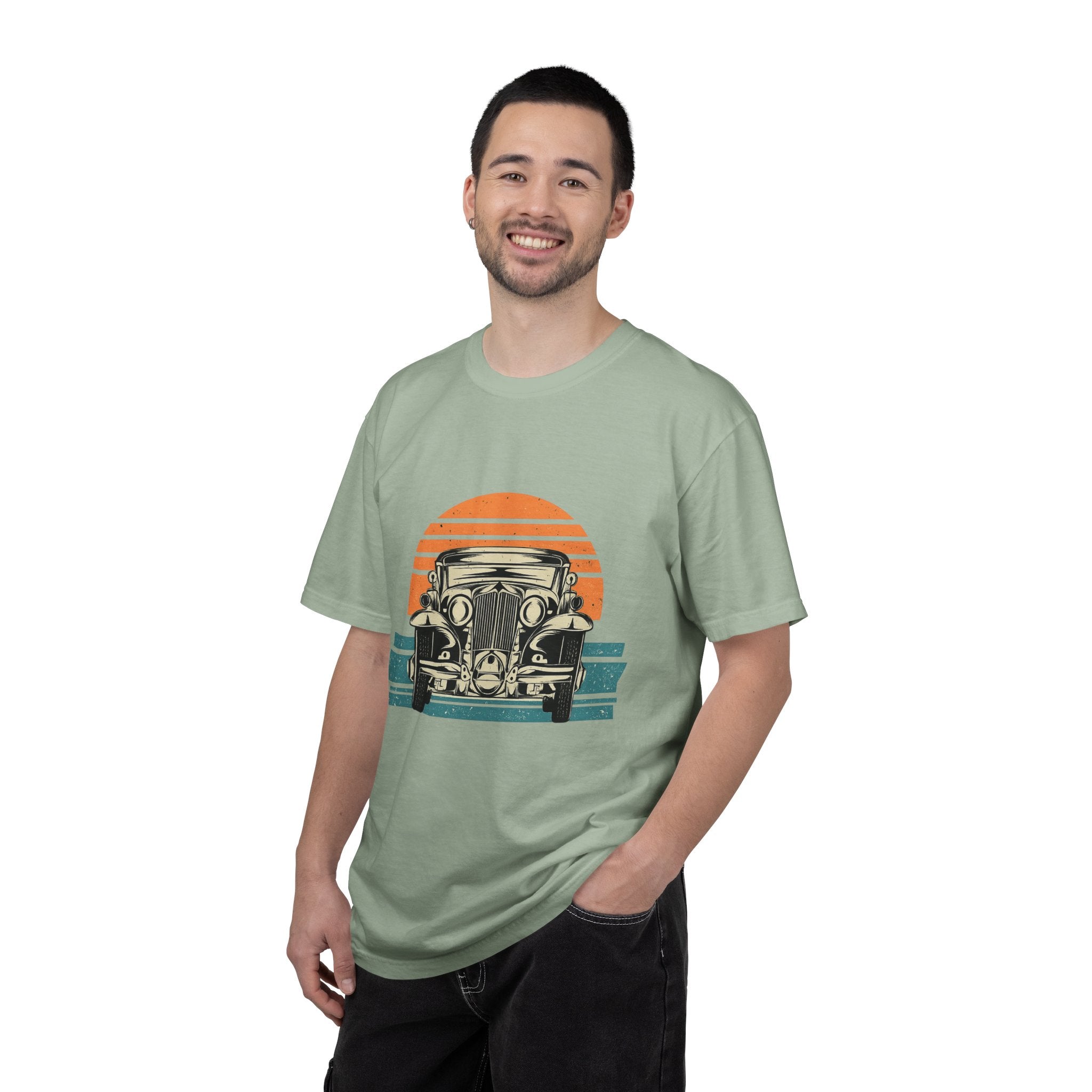 Vintage Car Sunset T-Shirt
