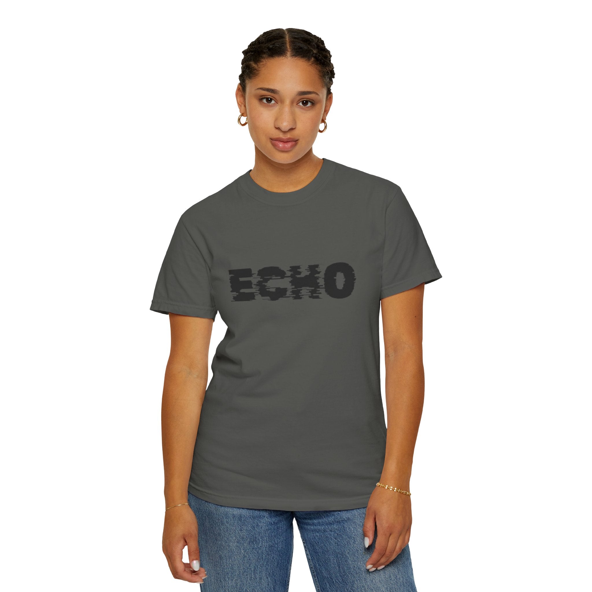 Echo Distorted Logo T-Shirt