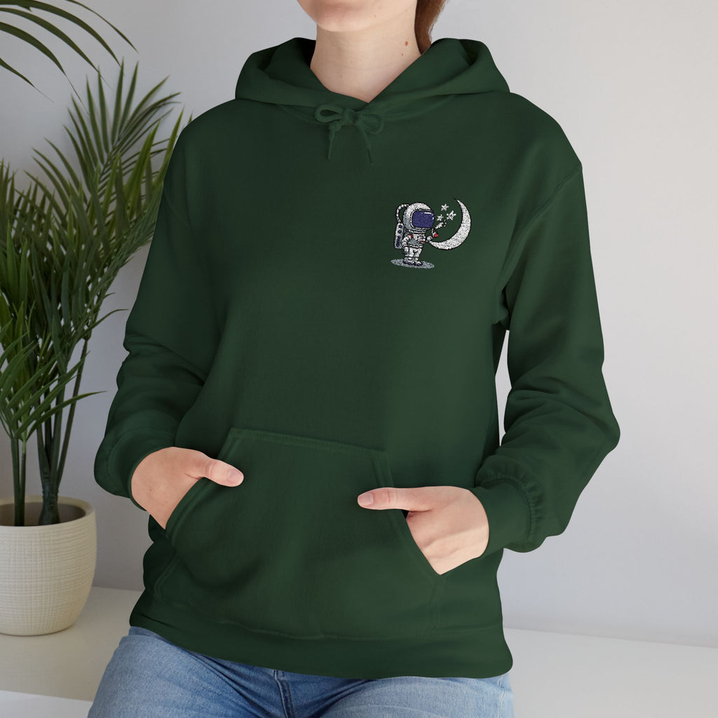 Skull Moon Hoodie — Gothic Night Sky Graphic Sweatshirt