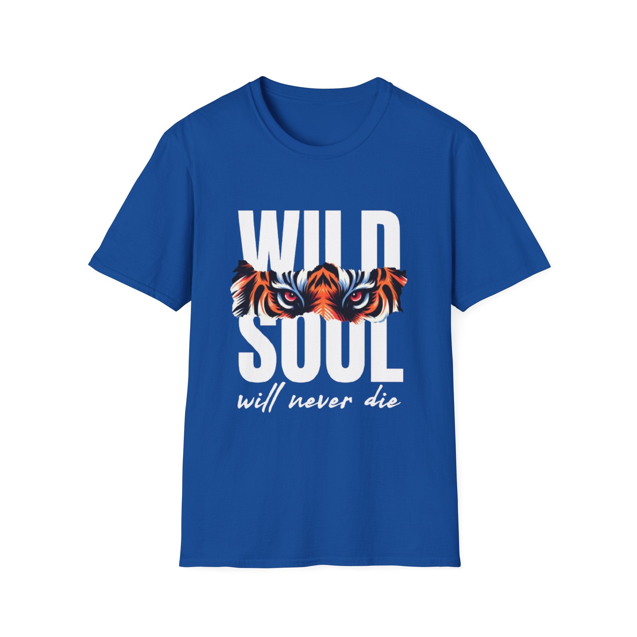 Wild Soul T-Shirt – "Wild Soul Will Never Die" Tiger Eyes Graphic Tee