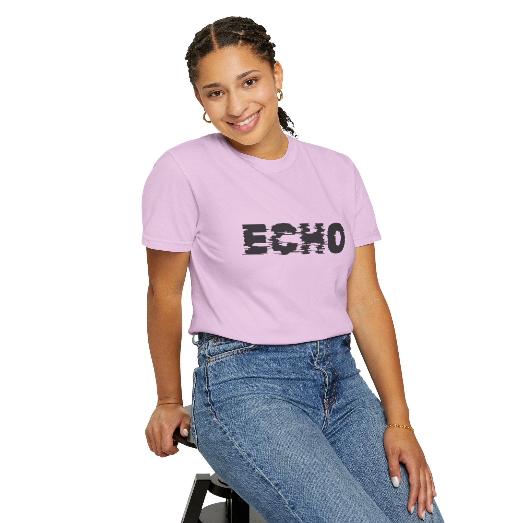 Echo Distorted Logo T-Shirt