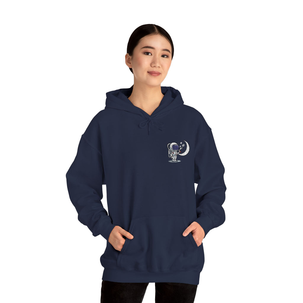 Skull Moon Hoodie — Gothic Night Sky Graphic Sweatshirt