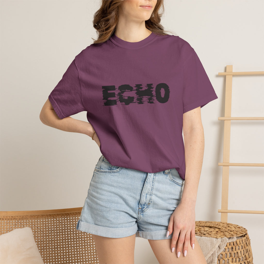 Echo Distorted Logo T-Shirt