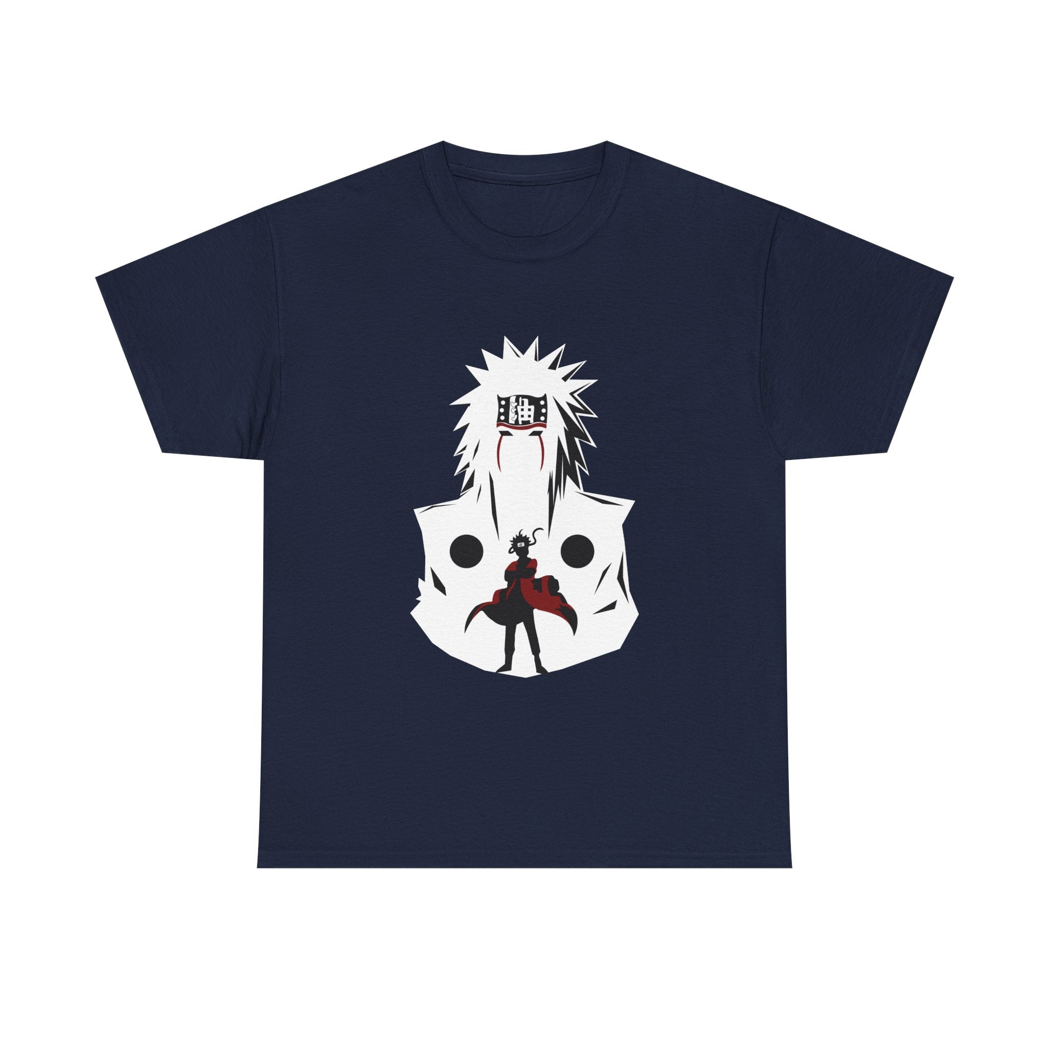Anime Shadow Warrior T-Shirt — Silhouette Battle Graphic Tee