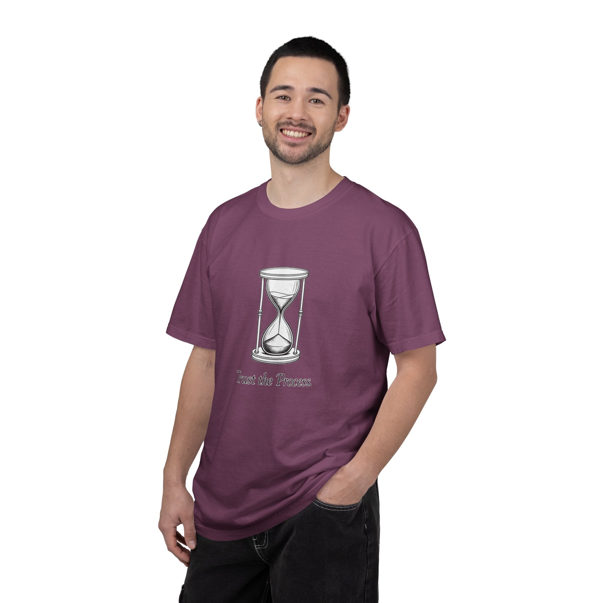 Trust the Process T-Shirt — Hourglass Graphic Inspirational Tee