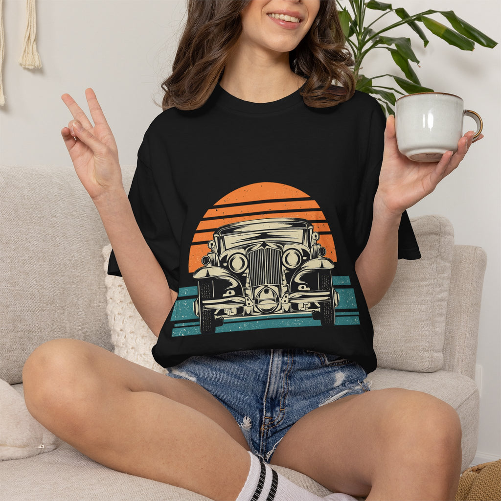 Vintage Car Sunset T-Shirt