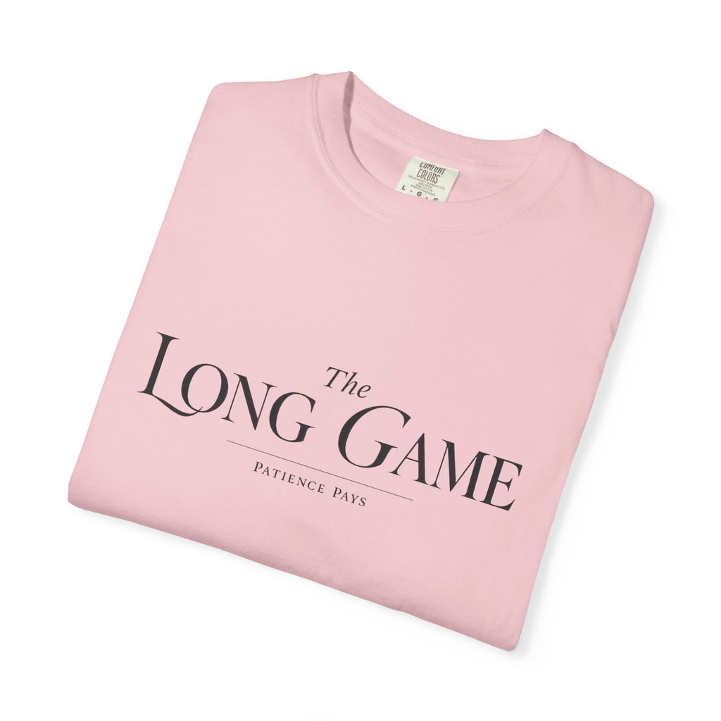 The Long Game T-Shirt — Minimalist Script Tee