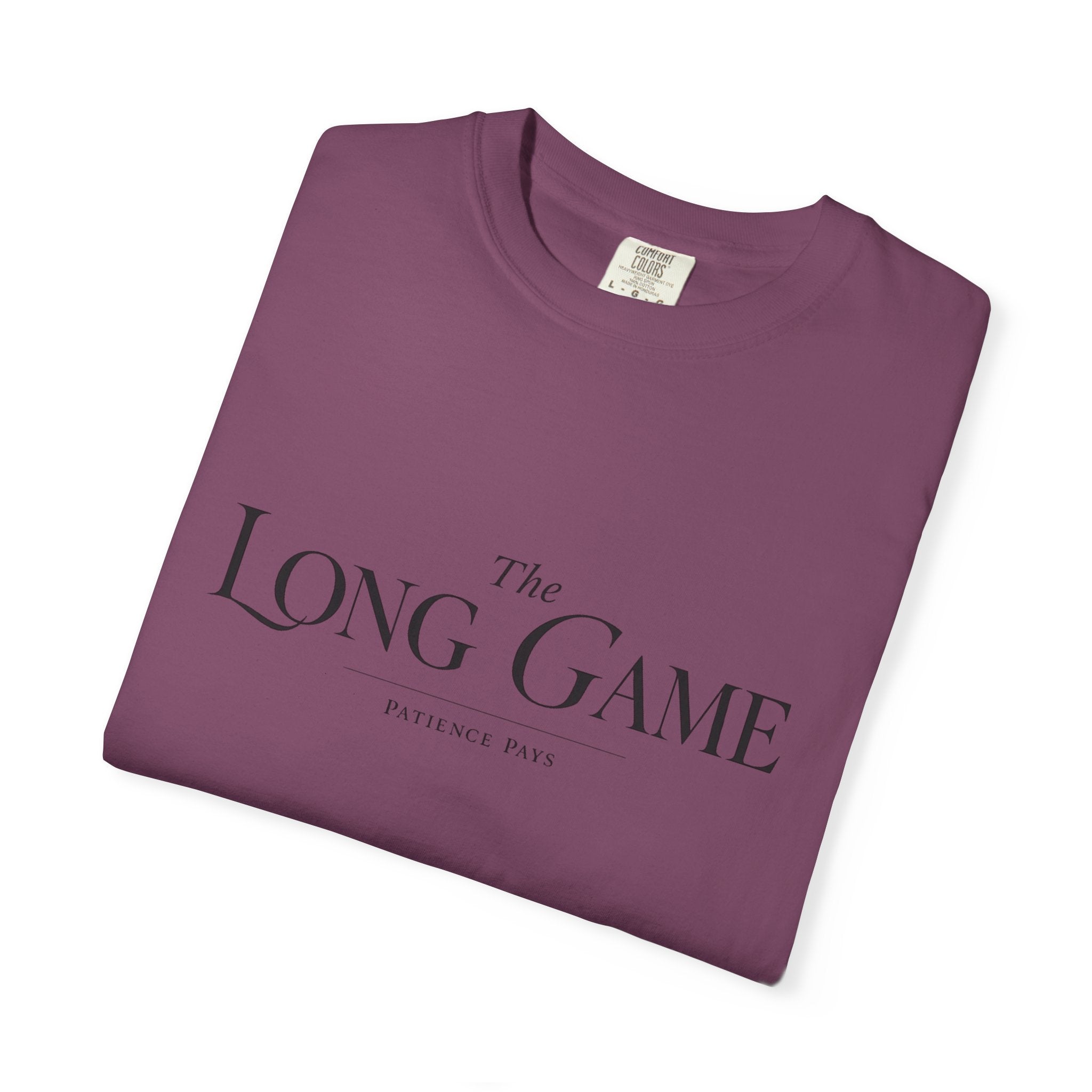 The Long Game T-Shirt — Minimalist Script Tee