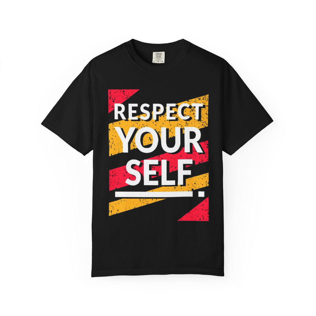 Respect Your Self T-Shirt — Empowerment Graphic Tee for Self-Care & Mental Health
