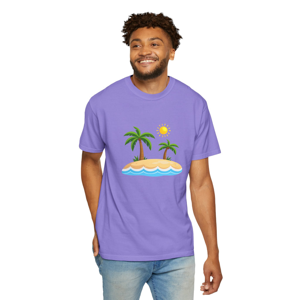 Island Paradise T-Shirt — Tropical Palm Tree Beach Graphic