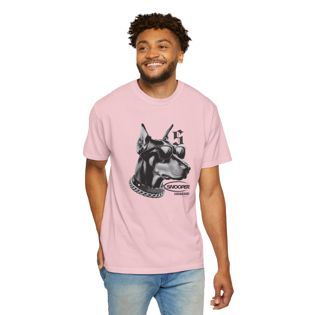 Doberman Sunglasses Graphic T-Shirt — "Snooper" Streetwear Tee