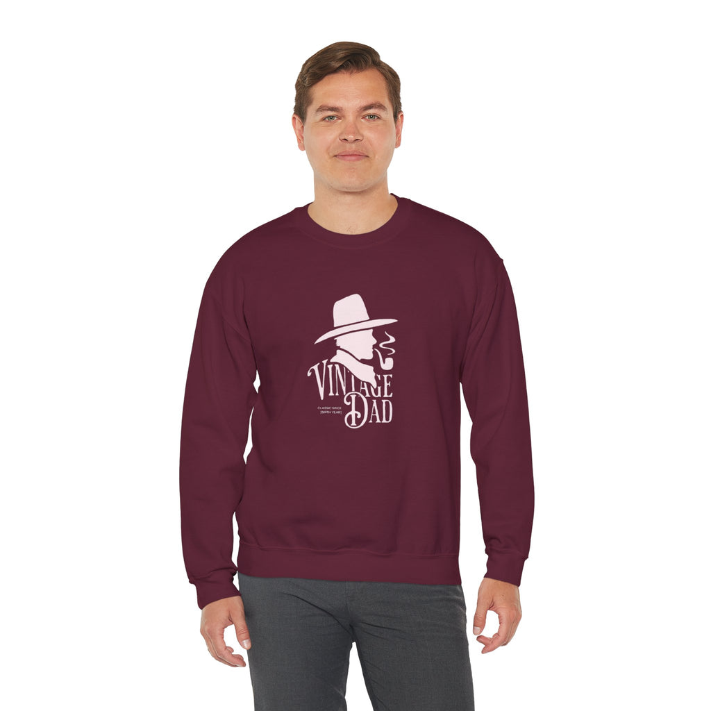Crewneck Sweatshirt — Pink Cowboy Hat Graphic ‘Howdy’ Retro Western Pullover