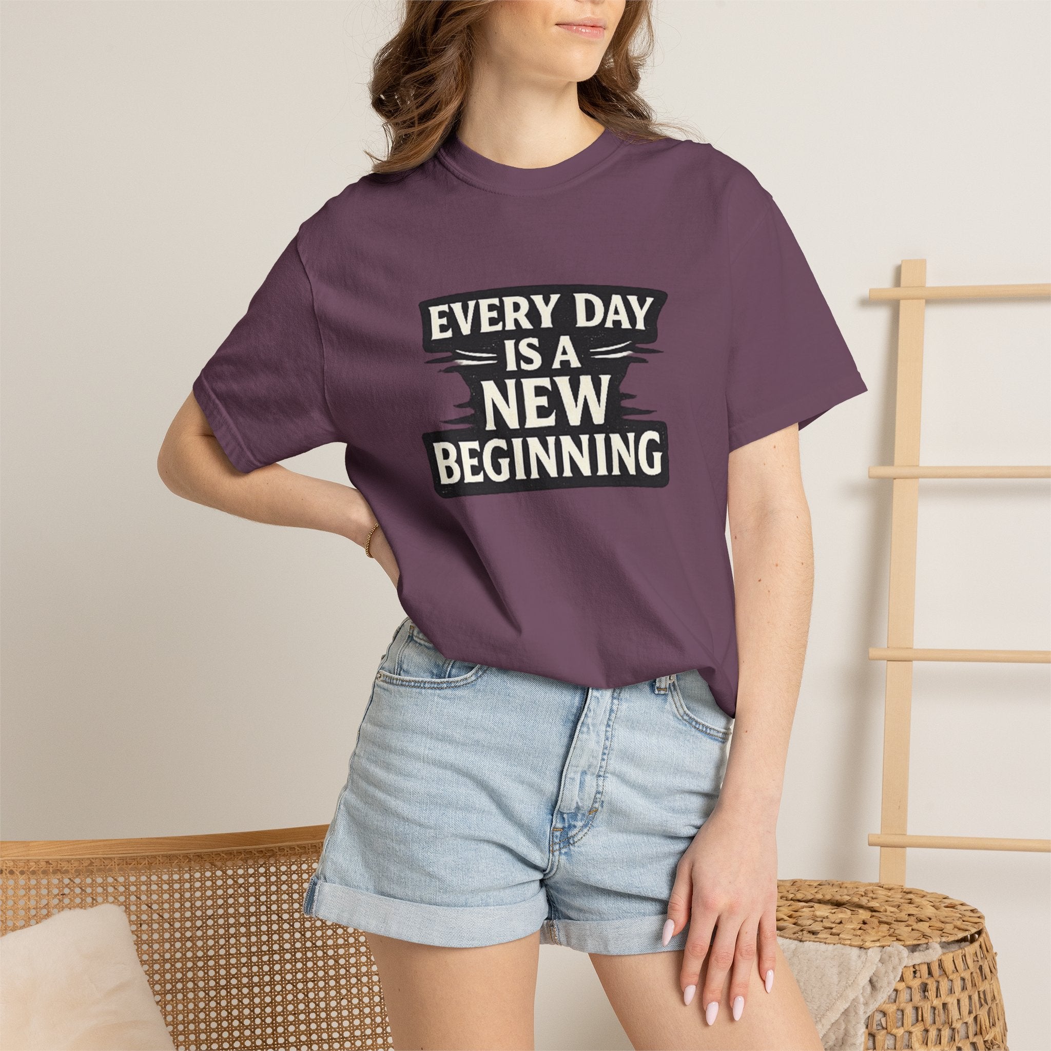Every Day Is A New Beginning T-Shirt - Inspirational Motivational Tee