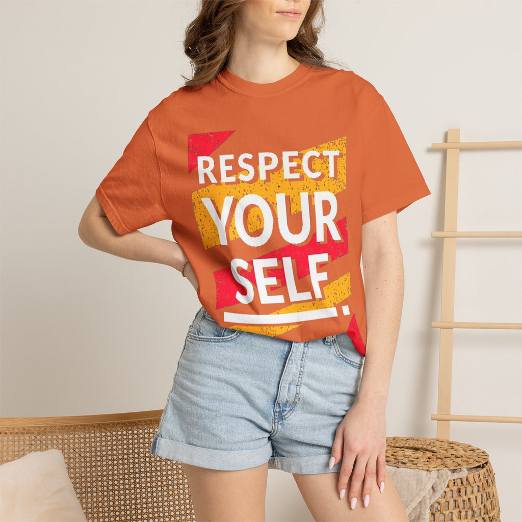 Respect Your Self T-Shirt — Empowerment Graphic Tee for Self-Care & Mental Health