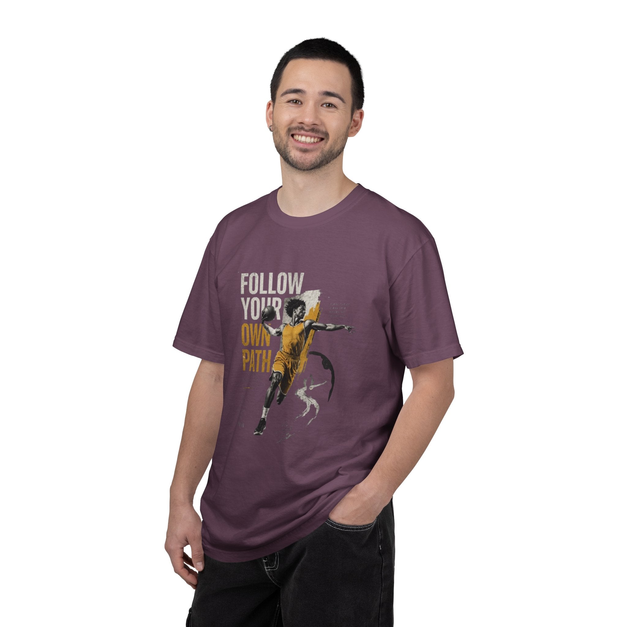 Follow Your Own Path T-Shirt — Inspirational Soccer Player Graphic Tee
