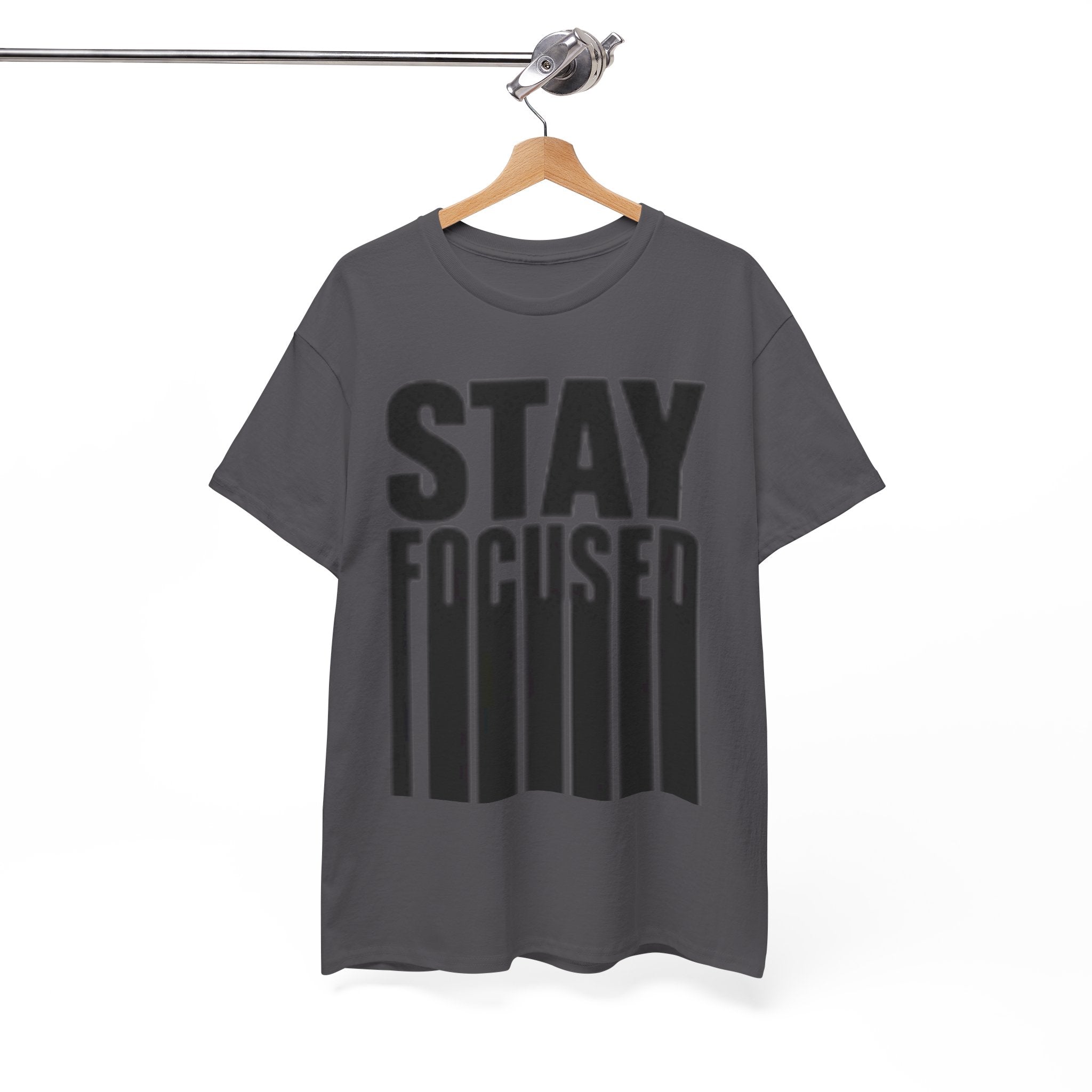 Stay Focused Tee — Motivational Graphic T‑Shirt