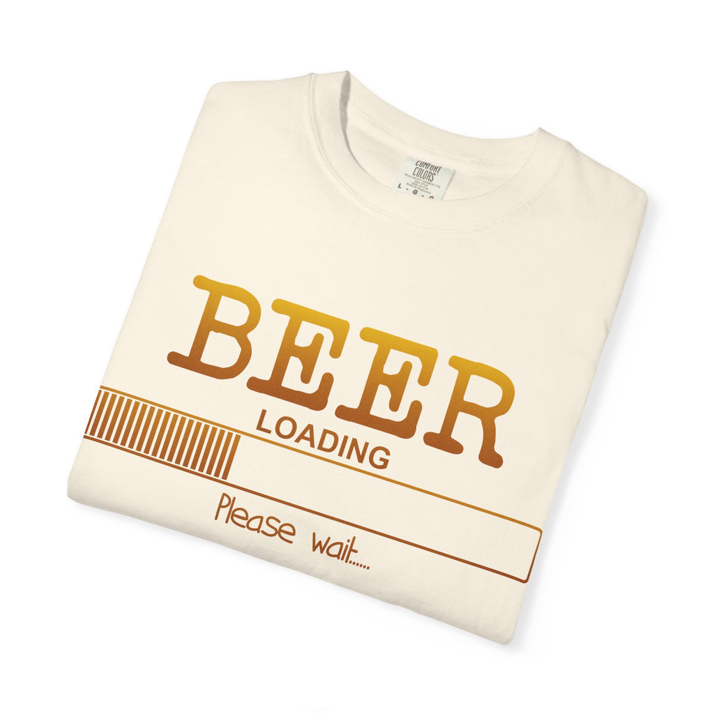 Beer Loading T‑Shirt — Funny 'Please Wait' Drinking Tee